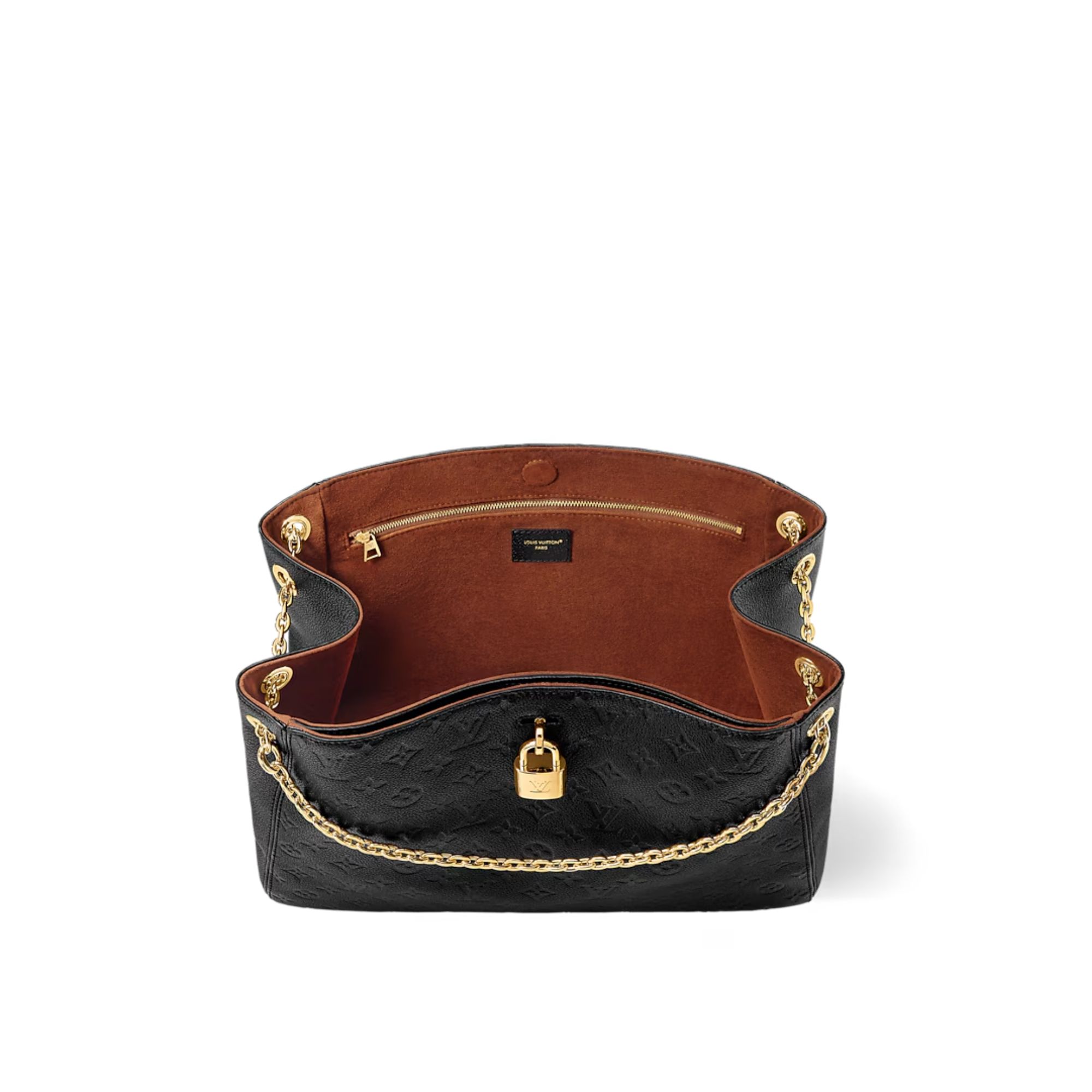 Louis Vuitton LV Anytime MM Monogram Empreinte Bag Black M14324 42cm/ 16.5in