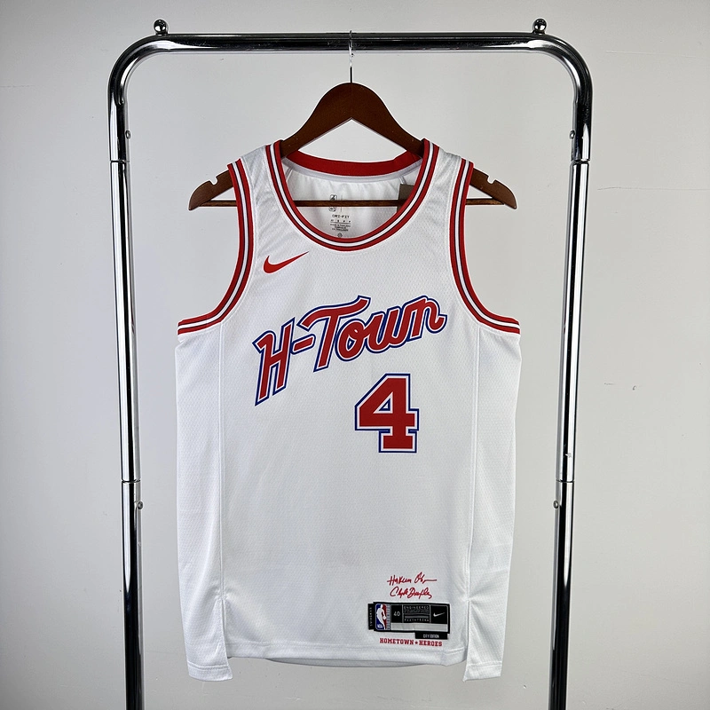 2024 NBA Houston Rockets 4 GREEN Basketball Jersey