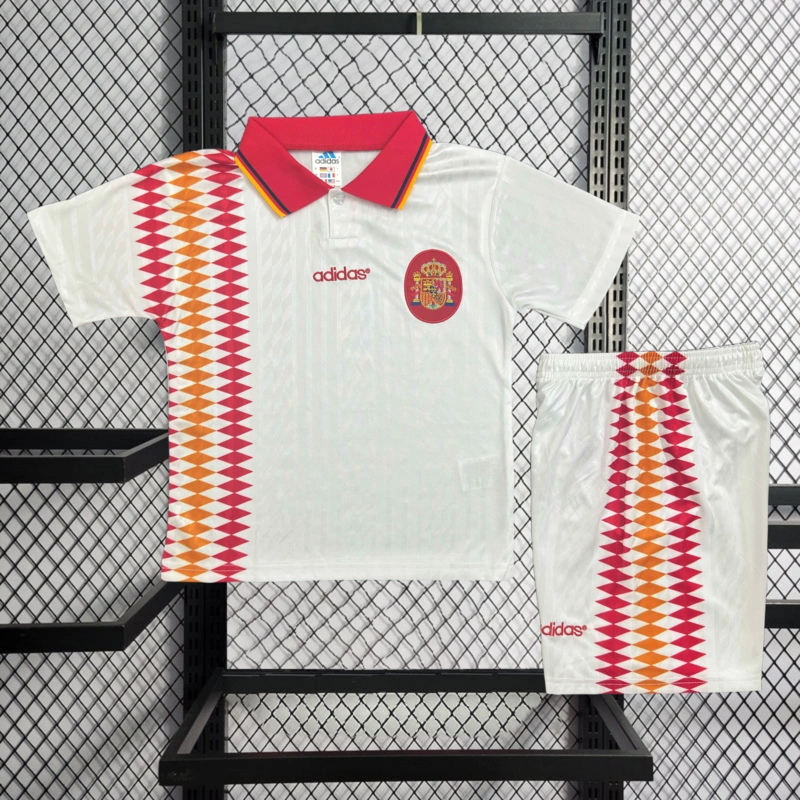 Retro kids 1994 kids Spain Away football jersey retro
