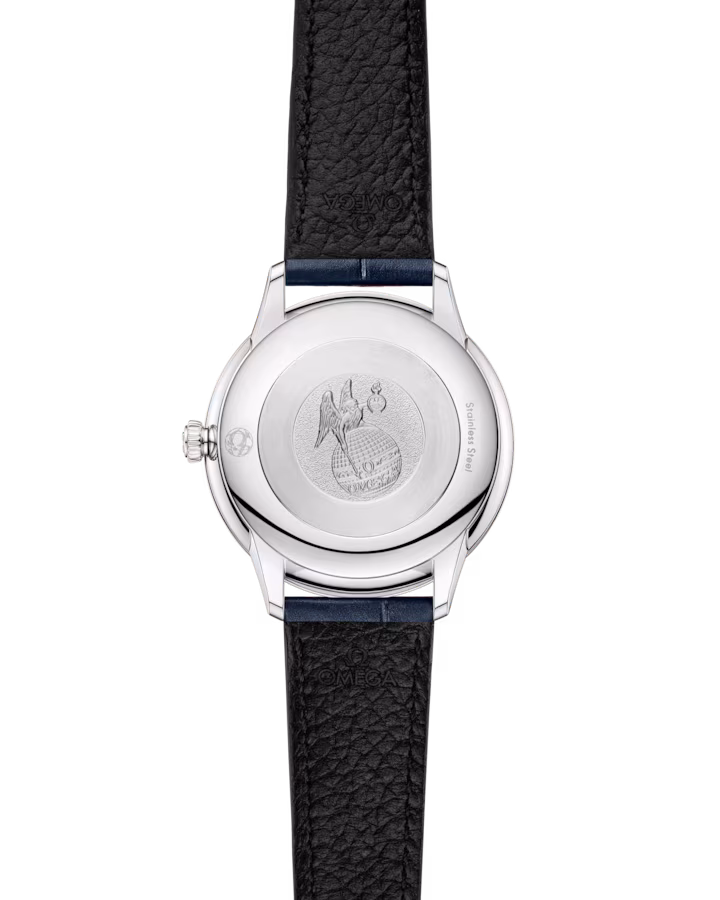 Omega De Ville Prestige 27.5 mm Blue Dial Stainless Steel Strap 434.13.28.60.53.002
