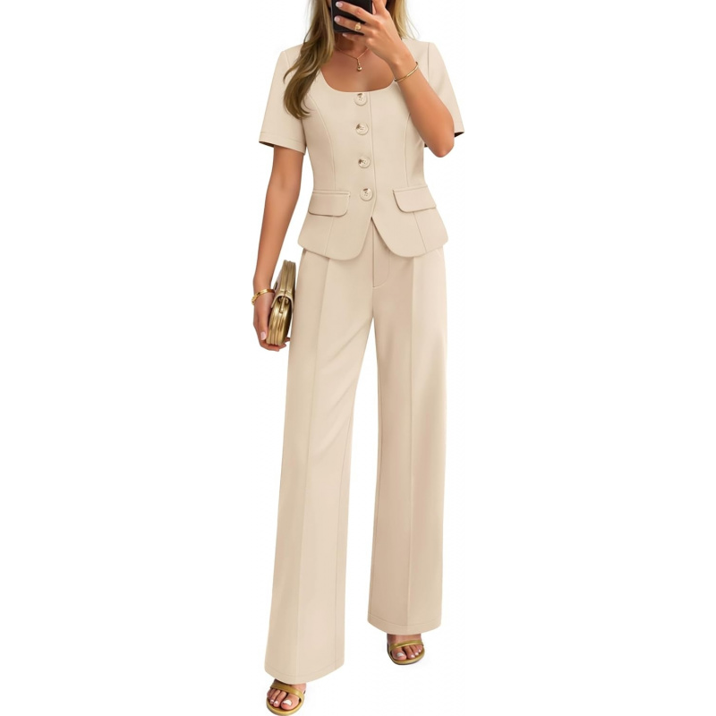Women's Summer Two Pieces Suits Set 2026 Short