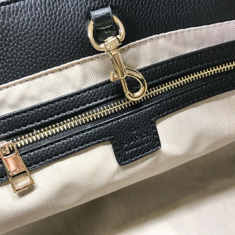 Gucci Soho Shoulder Bag Black 38Cm