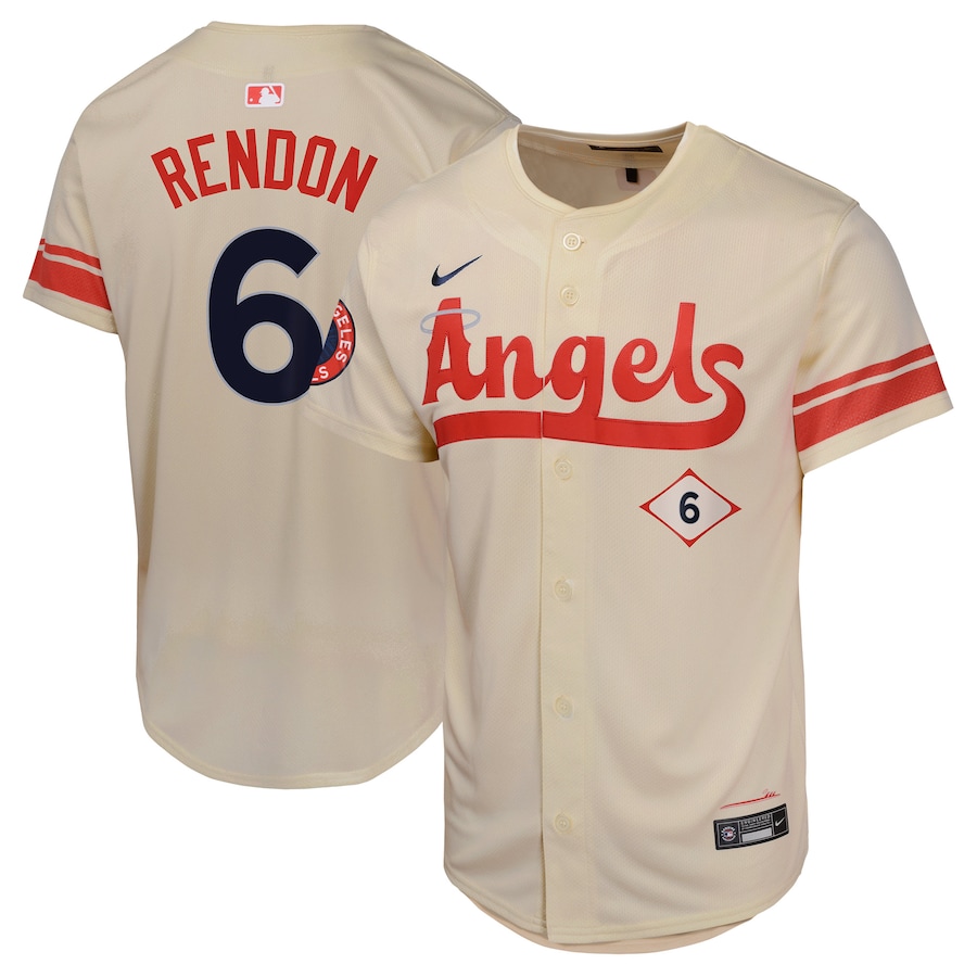 Anthony Rendon Los Angeles Angels Youth City Connect Limited Player Jersey Cream