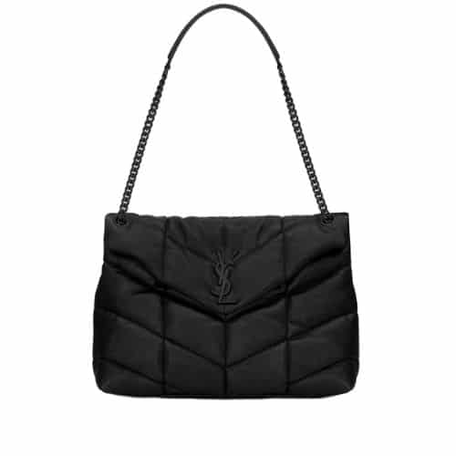Saint Laurent Puffer Medium Chain Bag In Quilted