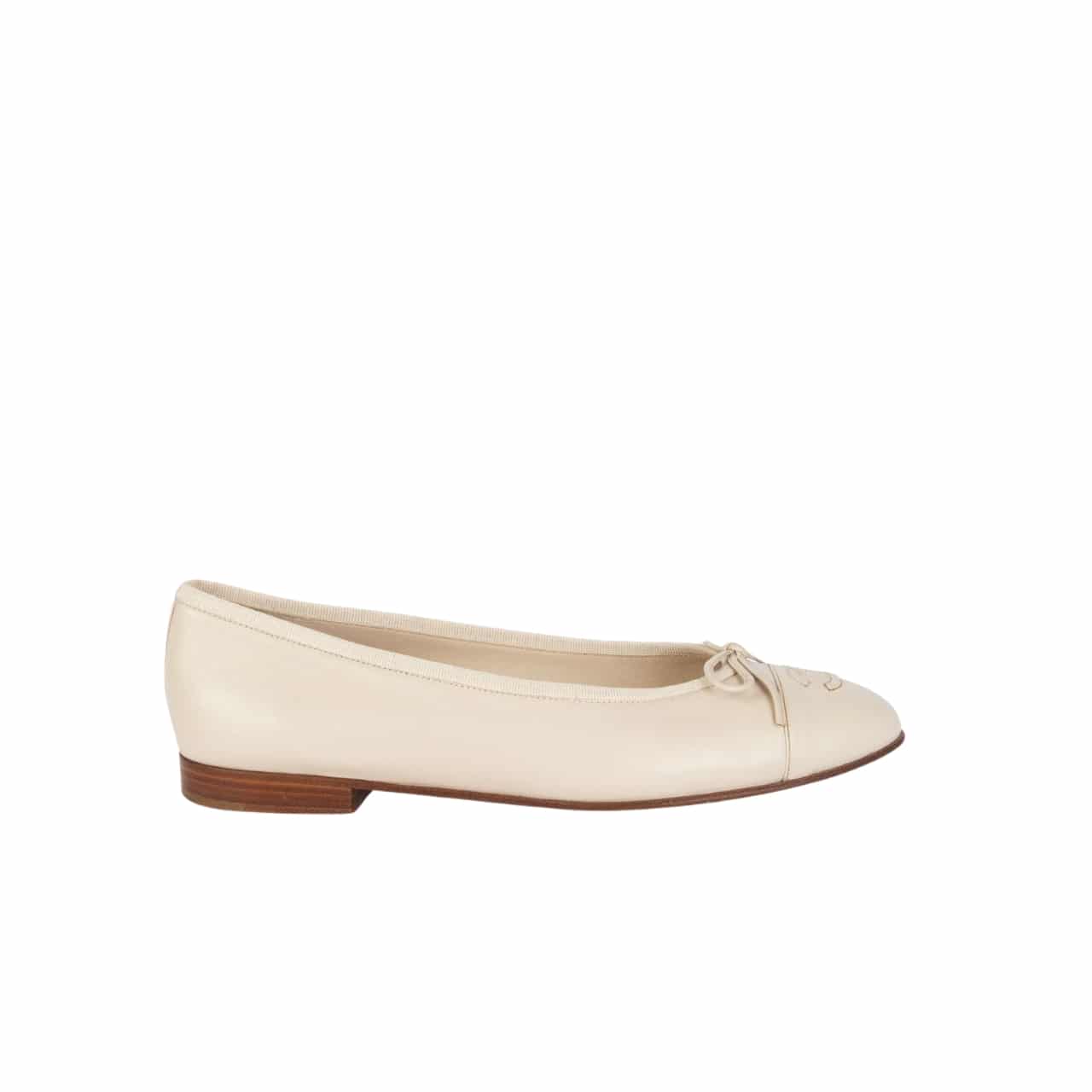 Chanel Classic Ballet Ivory Women’S Sandals