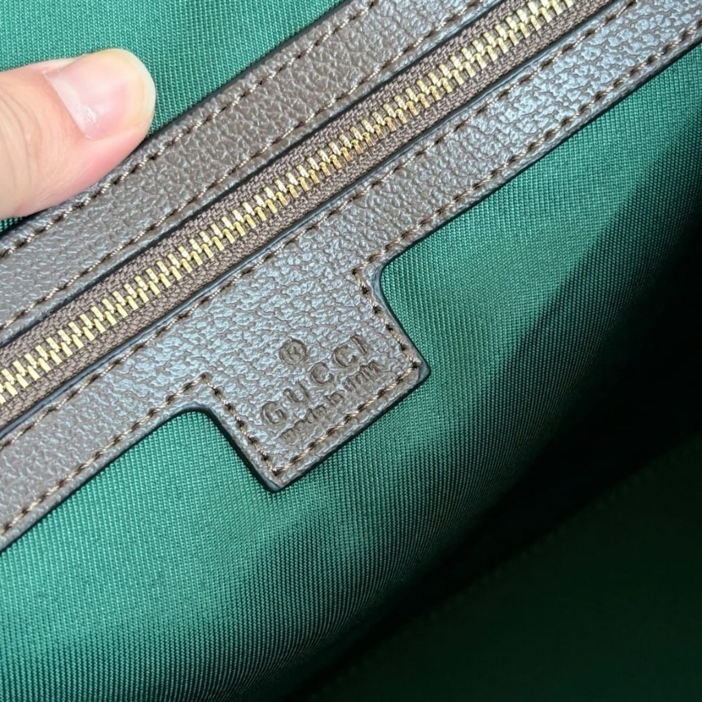 Gucci Ophidia Medium Tote Bag Beige And Brown GG Canvas 31Cm ‎836849 FAE0J 9867