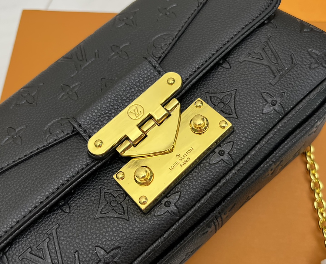 Louis Vuitton Marceau Black Leather Bag M46200