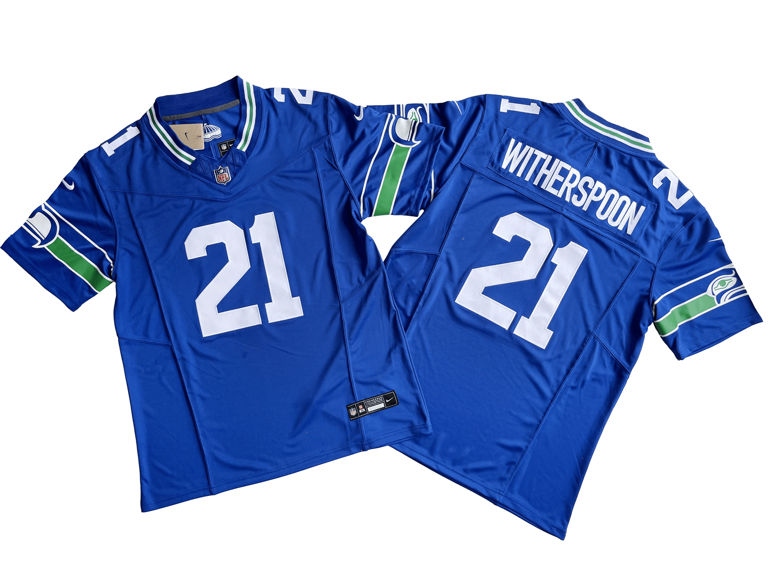 Seattle Seahawks 21# Devon Witherspoon Nike Vapor F.U.S.E. Limited Jersey