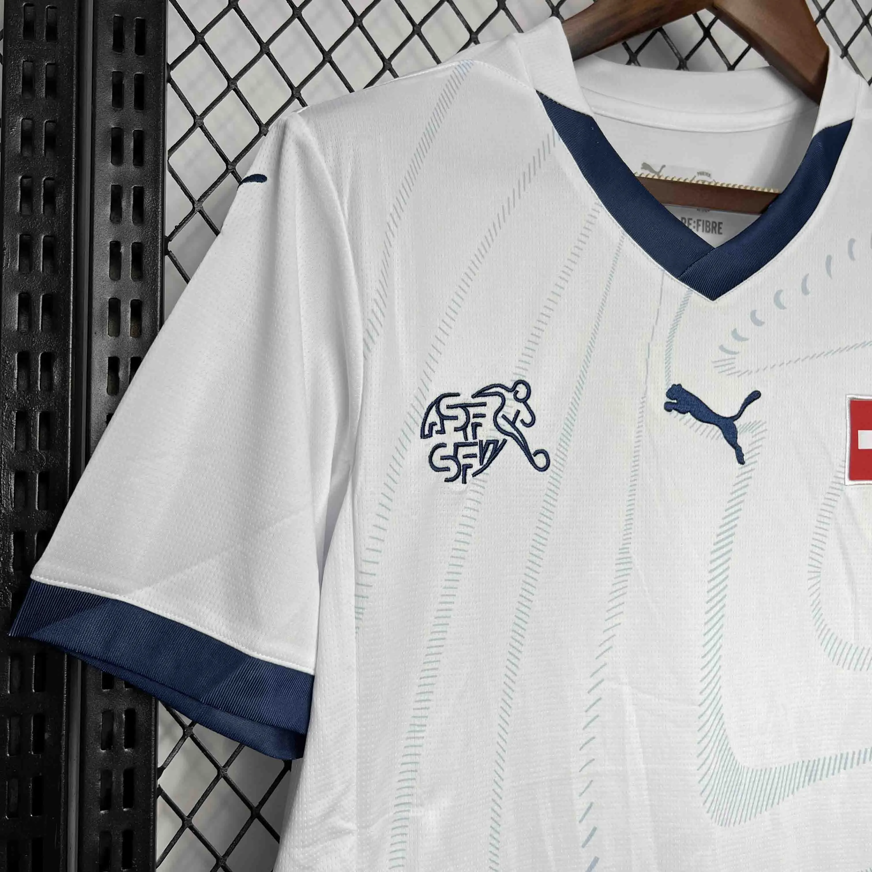 2024 Switzerland Team Away Football Jersey - JerseyFun