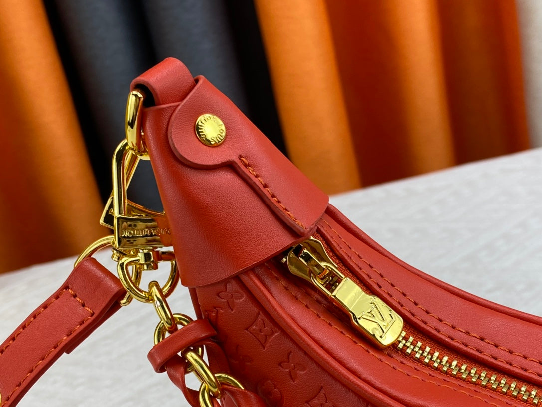 Louis Vuitton Loop Baguette Bag Red 23Cm M22594