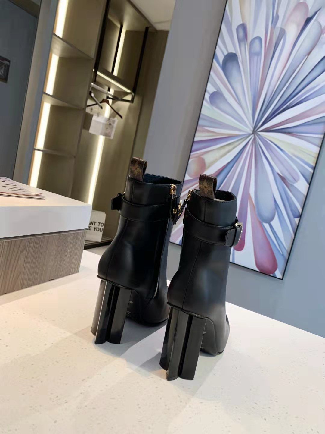 Louis Vuitton Ankle Boot Black