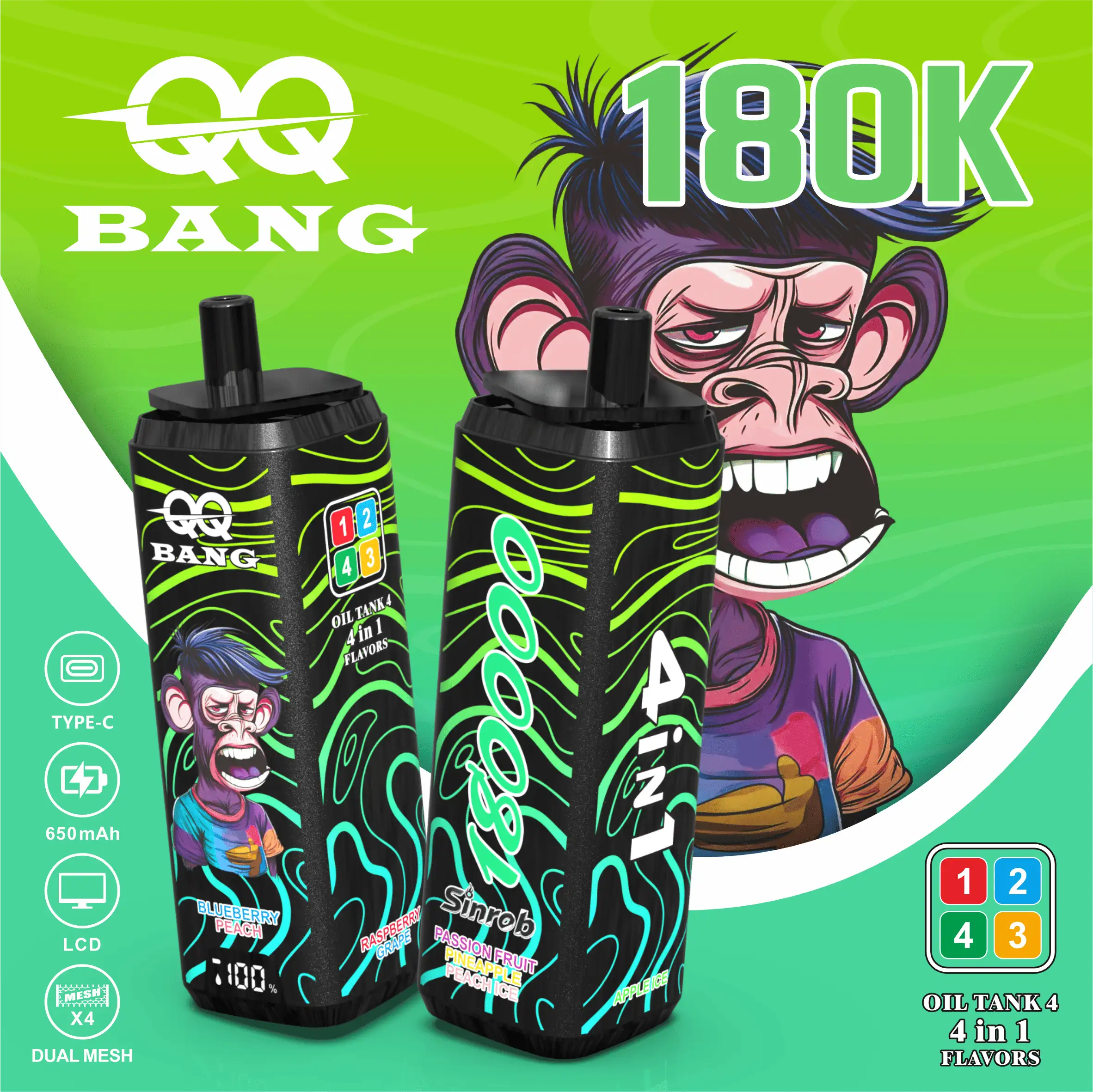 QQ Bang 180K Disposable Vape