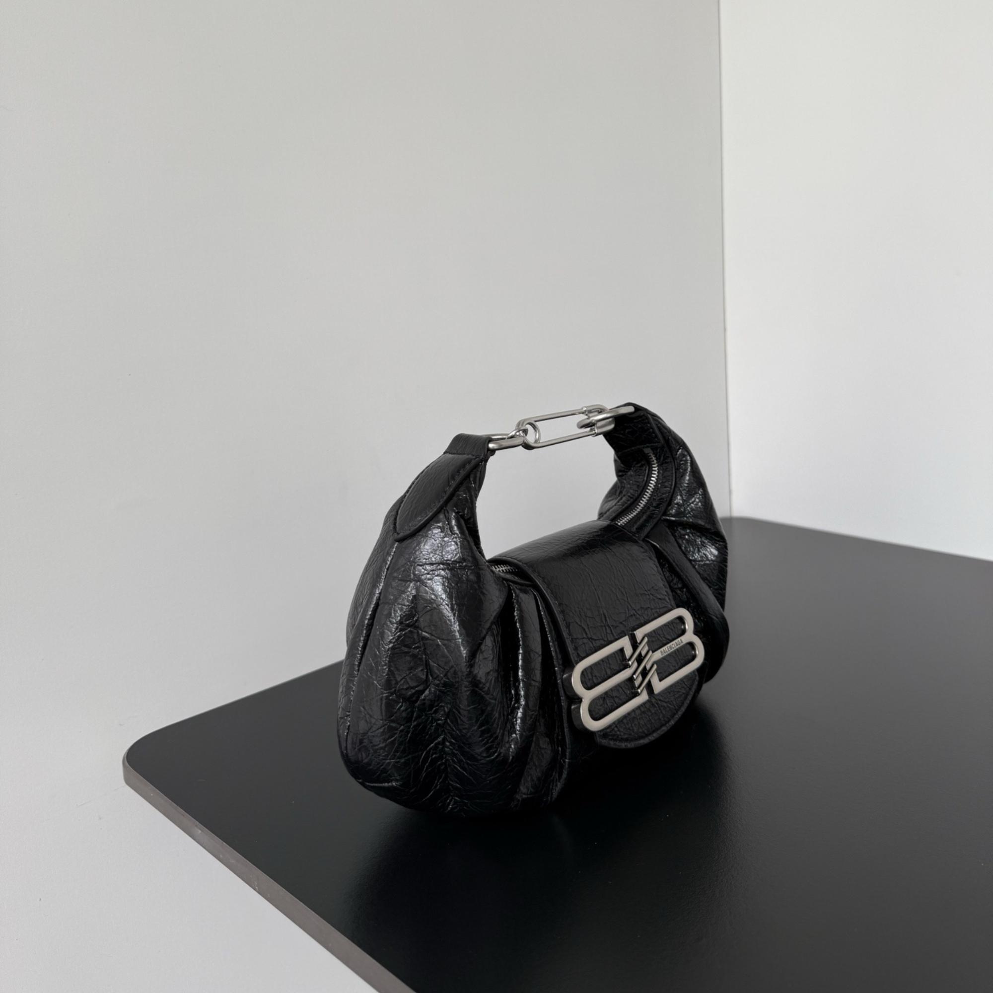 Balenciaga Pamela Shoulder Bag Small Black 28cm/11in
