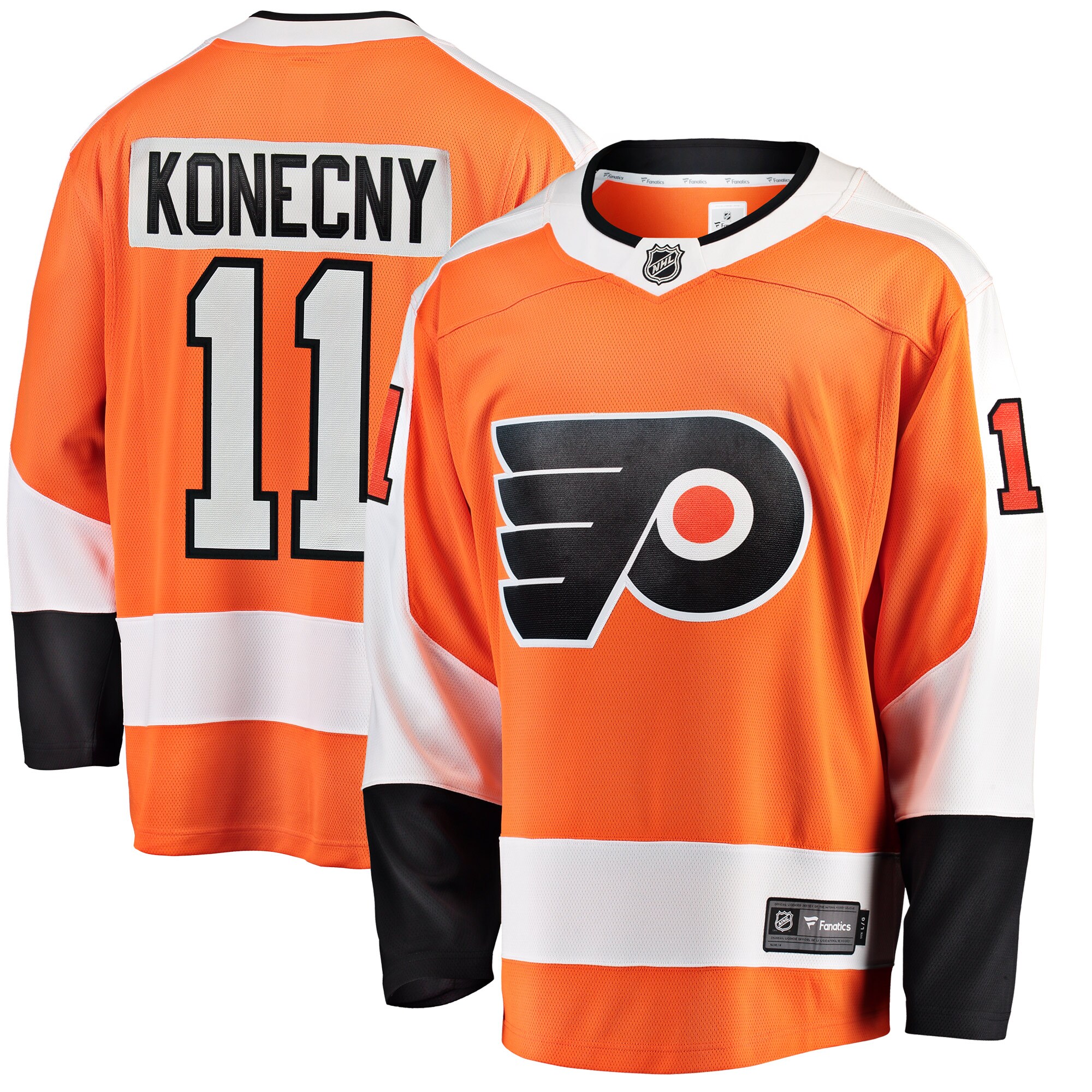 Travis Konecny Philadelphia Flyers Fanatics Breakaway Player Jersey – Orange