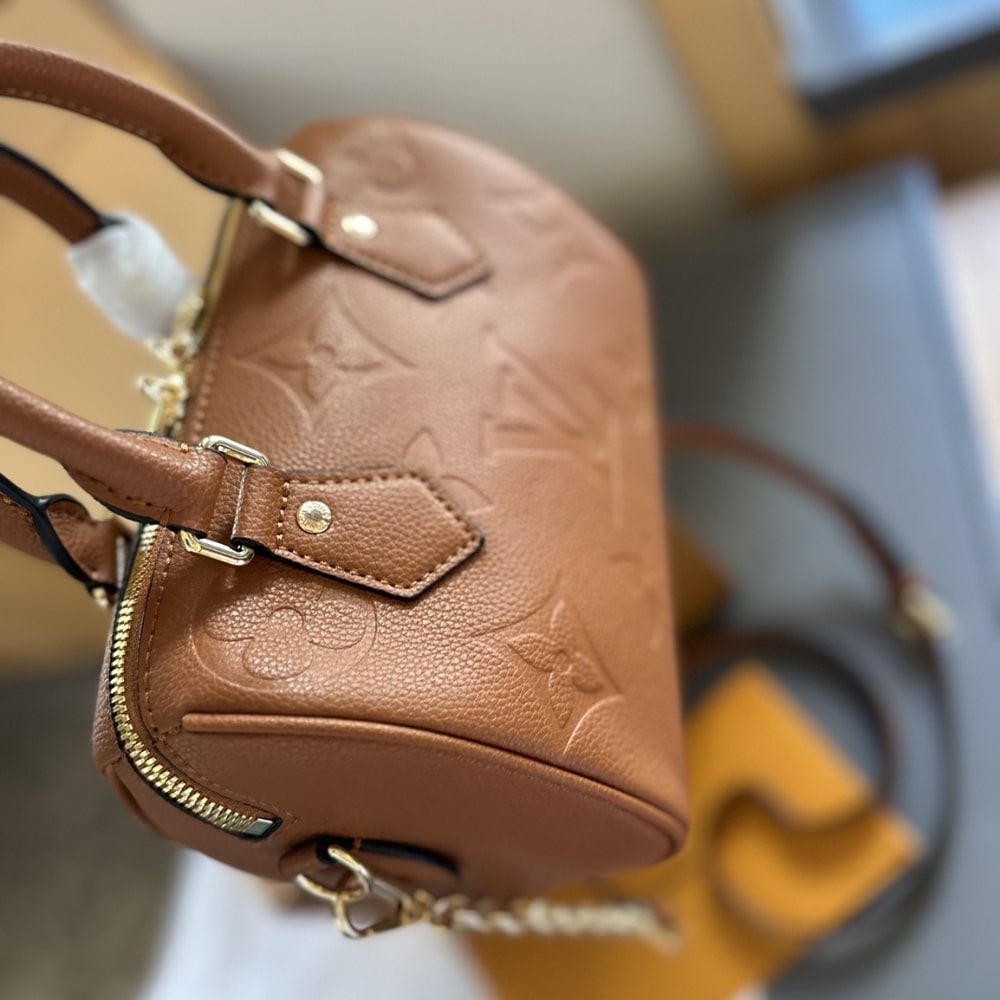 Louis Vuitton Speedy Bandoulière 20 Cognac Brown 20Cm