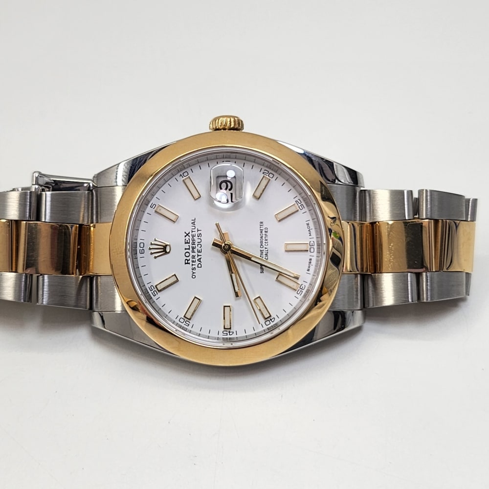 [Superclone] Rolex Datejust 41mm White Dial Smooth Oyster 126303