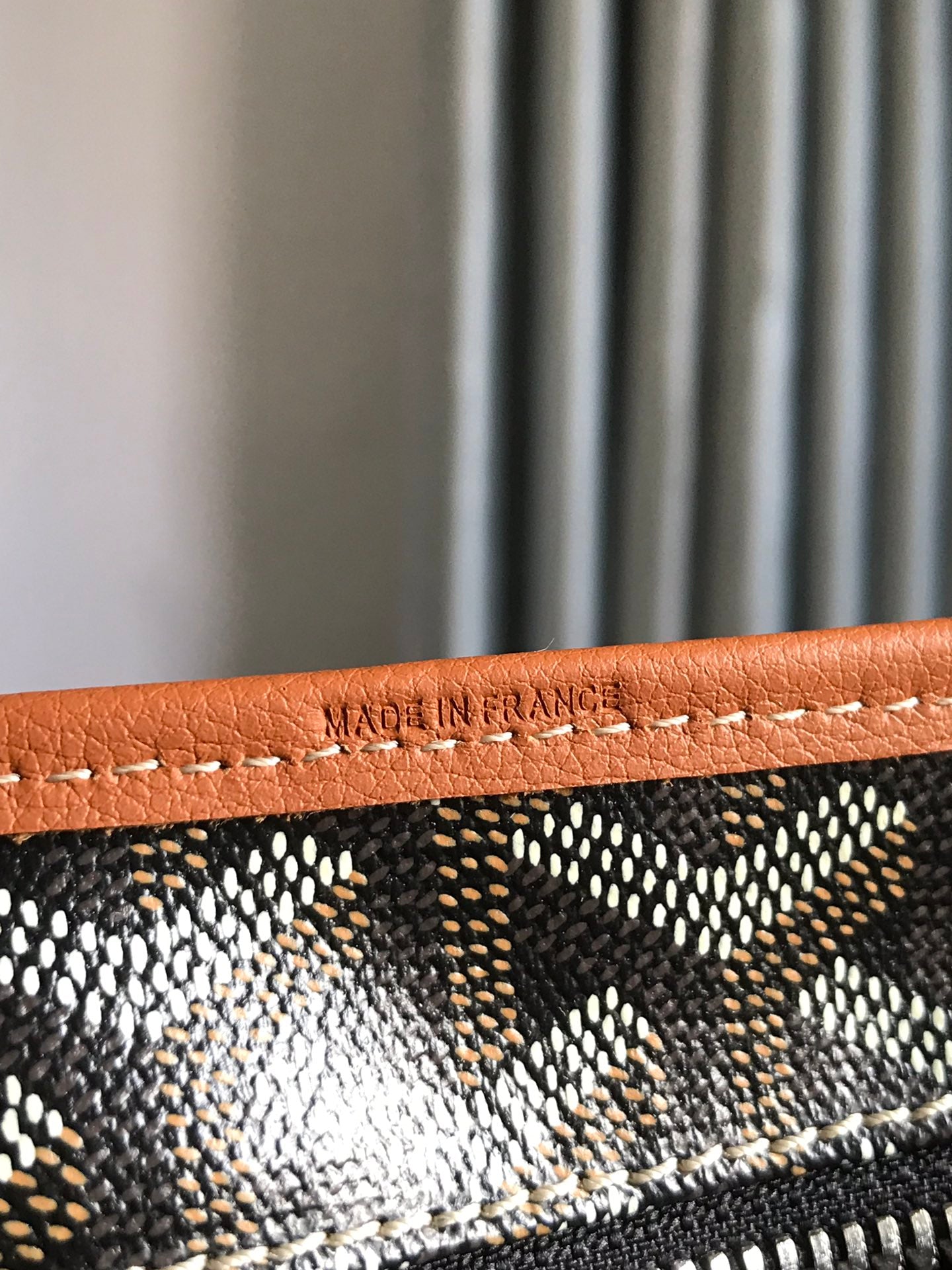 Goyard Hobo Boheme 42Cm Black And Tan Canvas