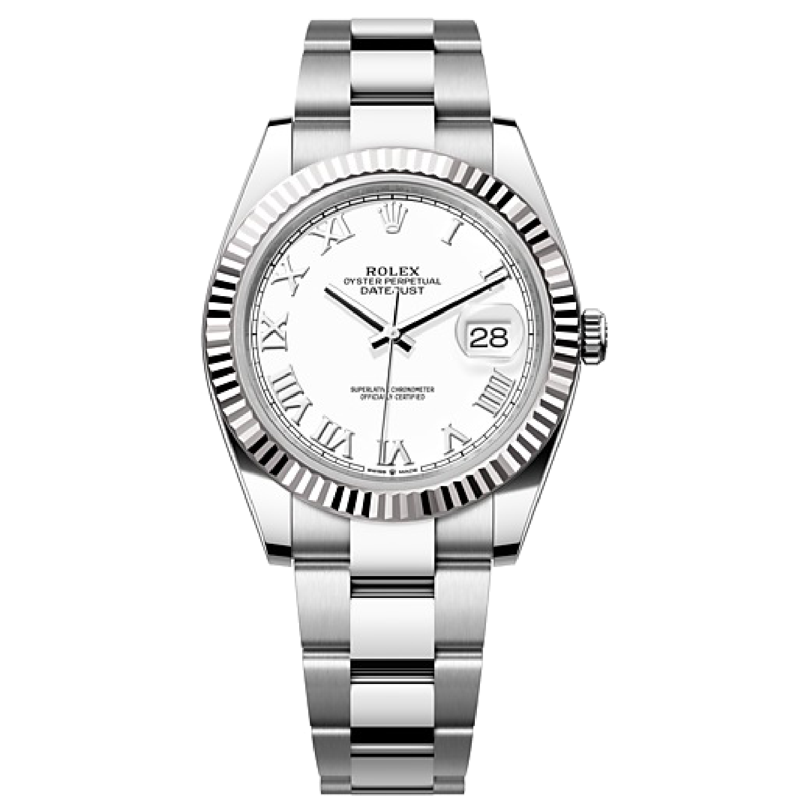 Rolex DATEJUST Oyster, 41 mm, Oystersteel and white gold M126334-0023