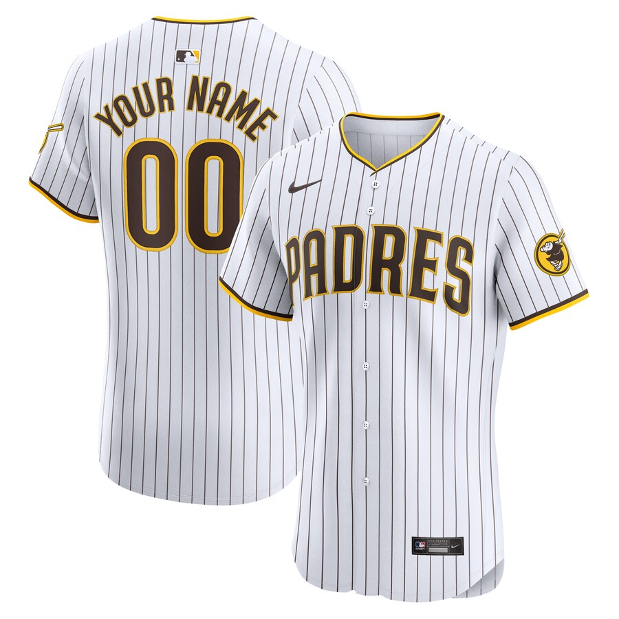 San Diego Padres Home Elite Custom Jersey White