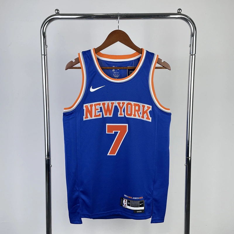 2023 New York Knicks 7 ANTHONY Basketball Jersey