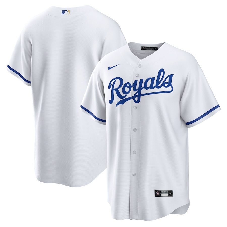 Kansas City Royals Home Blank Jersey White