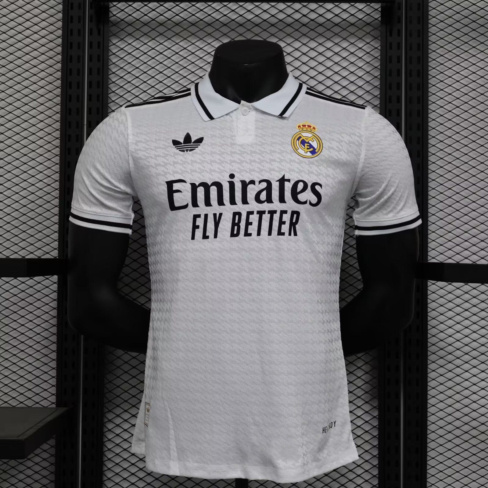 2024/2025 Player Version Real Madrid White open tube Football Shirt 1:1 Thai Quality