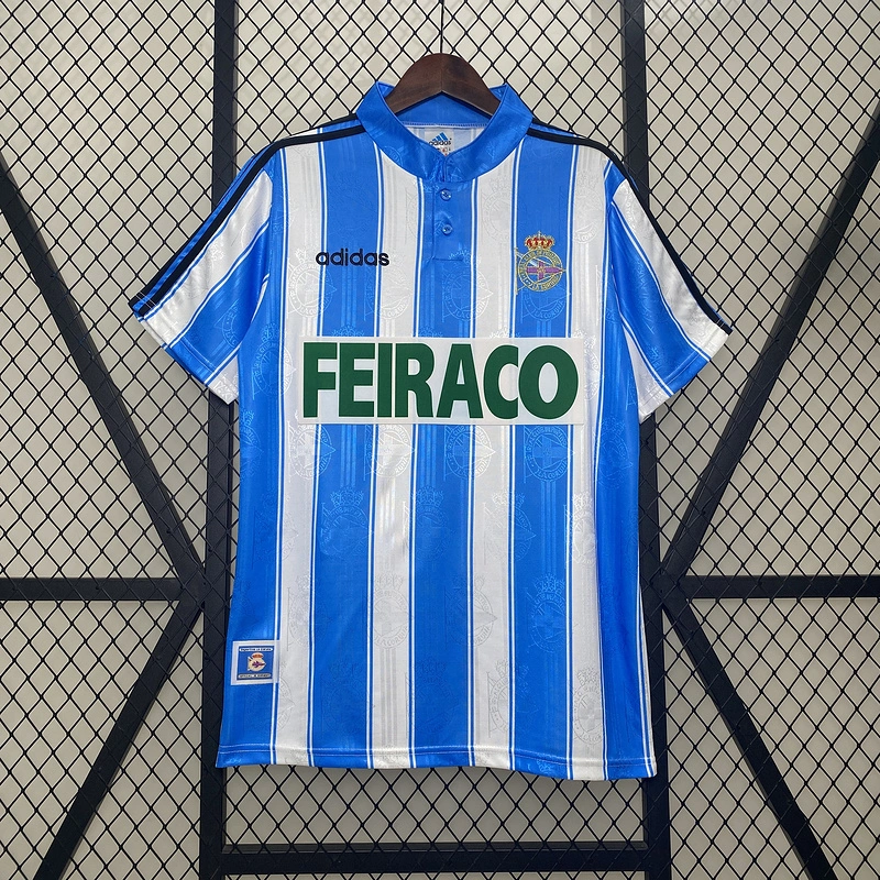 Retro 1997-98 Deportivo La Coruna Home Football jersey retro