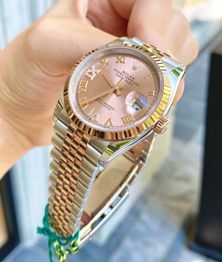 [Superclone] Rolex Datejust 36mm Rosé – Colour Dial Jubilee 126231
