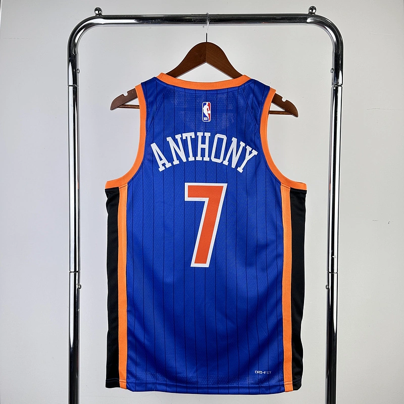 2024 New York Knicks 7 ANTHONY Basketball Jersey