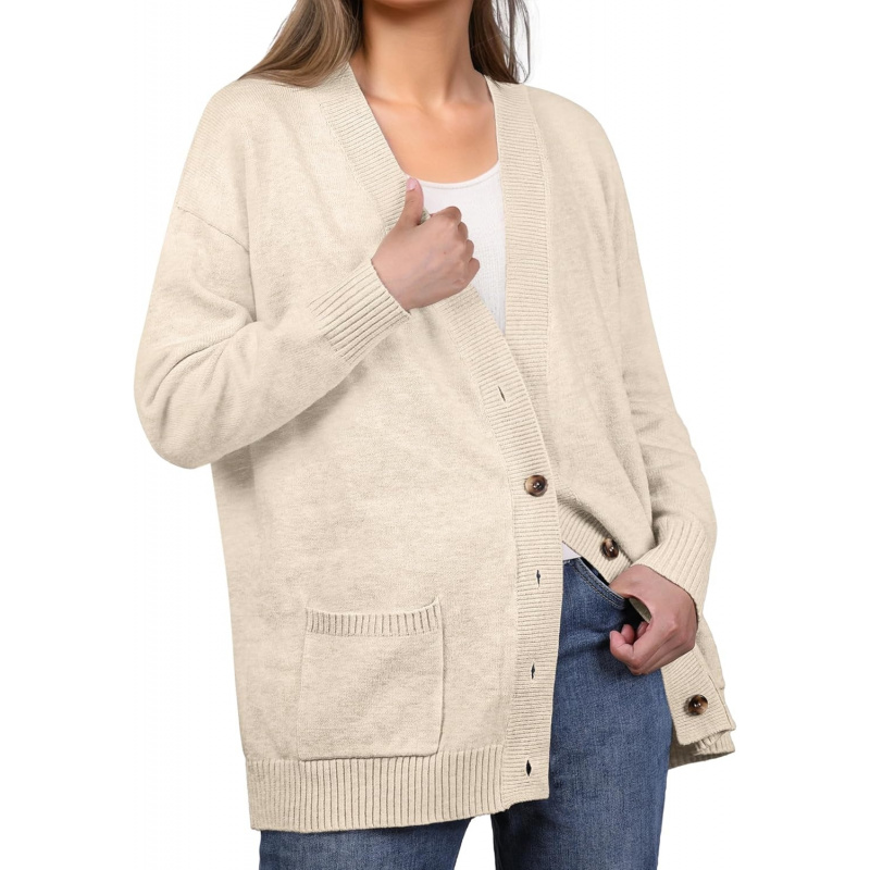 Women's 2025 Fall Cardigan Sweaters Oversized Open Front