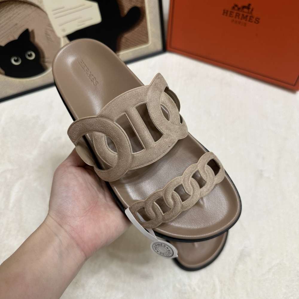 Hermes Extra Sandal Beige Argile