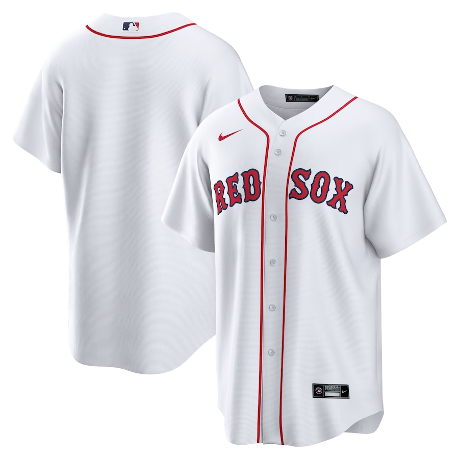 Boston Red Sox Home Blank Jersey White