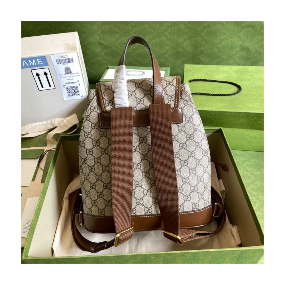 Gucci Backpack with Interlocking G in GG Supreme