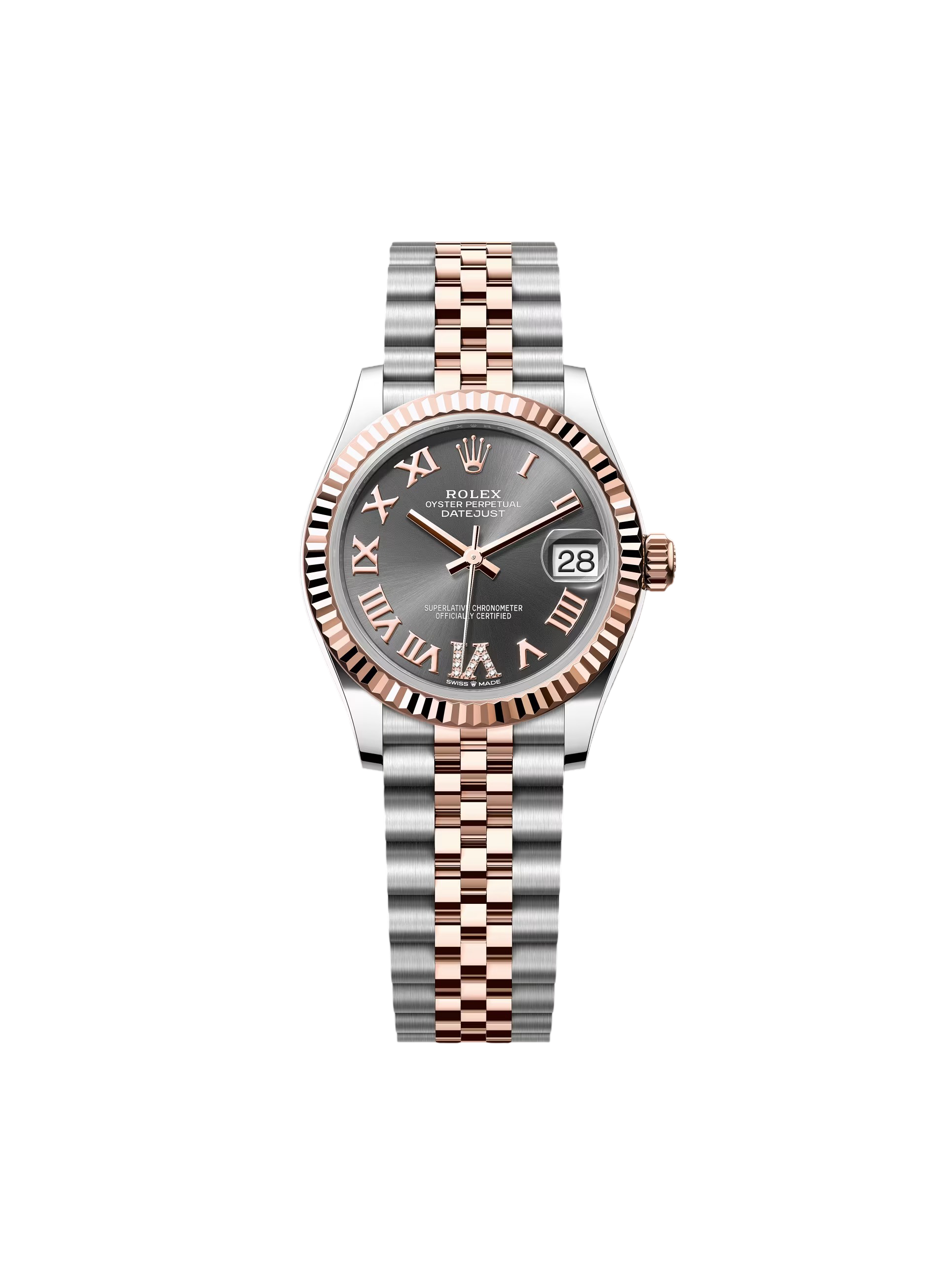 Rolex Datejust m278271-0029/0030 Slate 31mm Dial Oyster Bracelet Watch