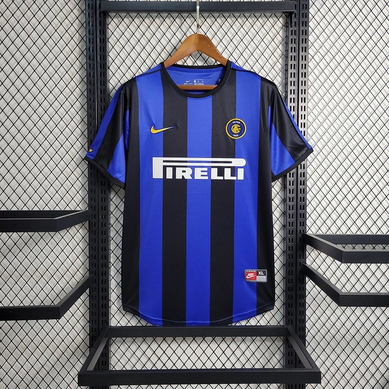 Retro 1999-00 Inter Milan Home RONALDO MORIERO ZAMORANO BAGGIO  Football jersey retro