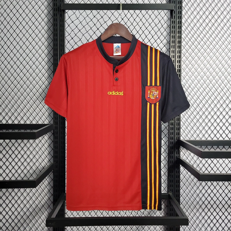 Retro 1996 Spain home Football jersey retro