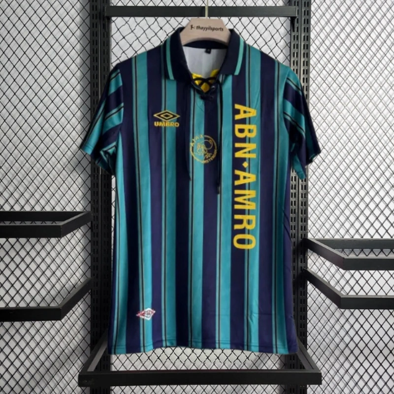 Retro 1993-94 Ajax Away Football jersey retro