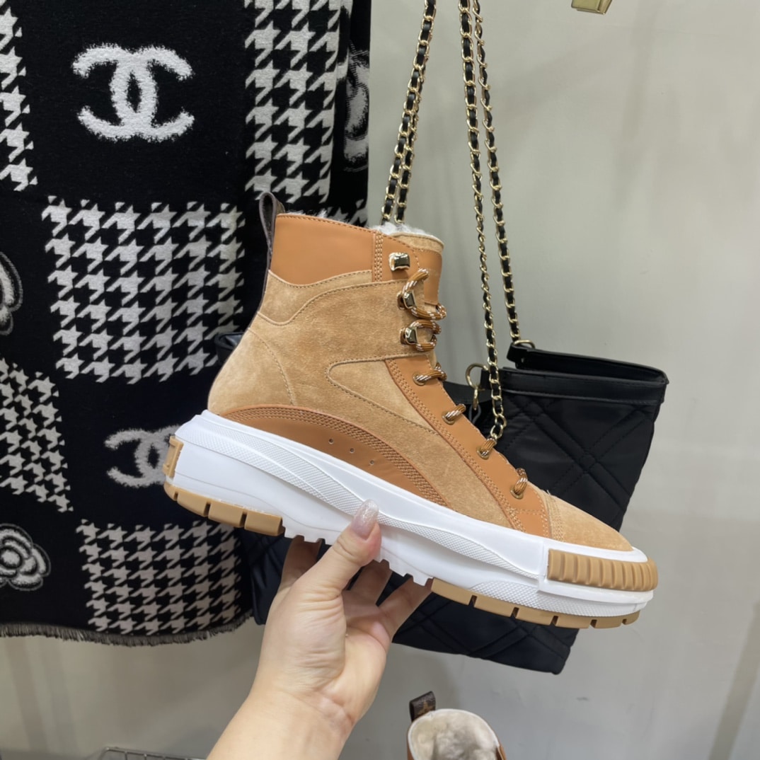 Louis Vuitton Squad Sneaker Boots Suede Brown