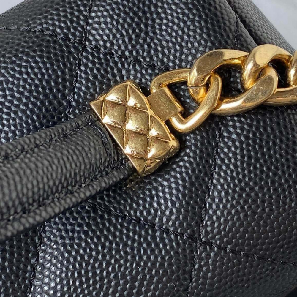 Chanel Grained Calfskin Small Vanity Case 17.5cm