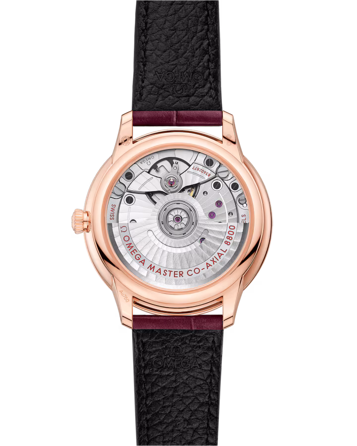 Omega De Ville Prestige 34mm White Dial with Diamonds Sedna™ 18k Rose Gold Strap 434.58.34.20.55.001