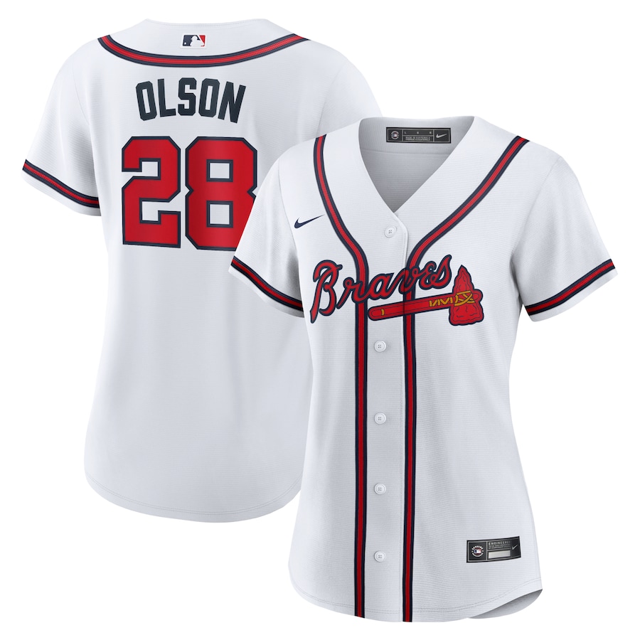Matt Olson Atlanta Braves Women's Home Player Jersey White