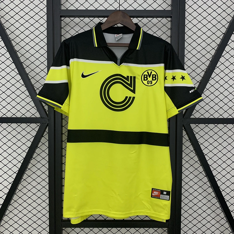 Retro 1996-97 Dortmund home Football jersey retro