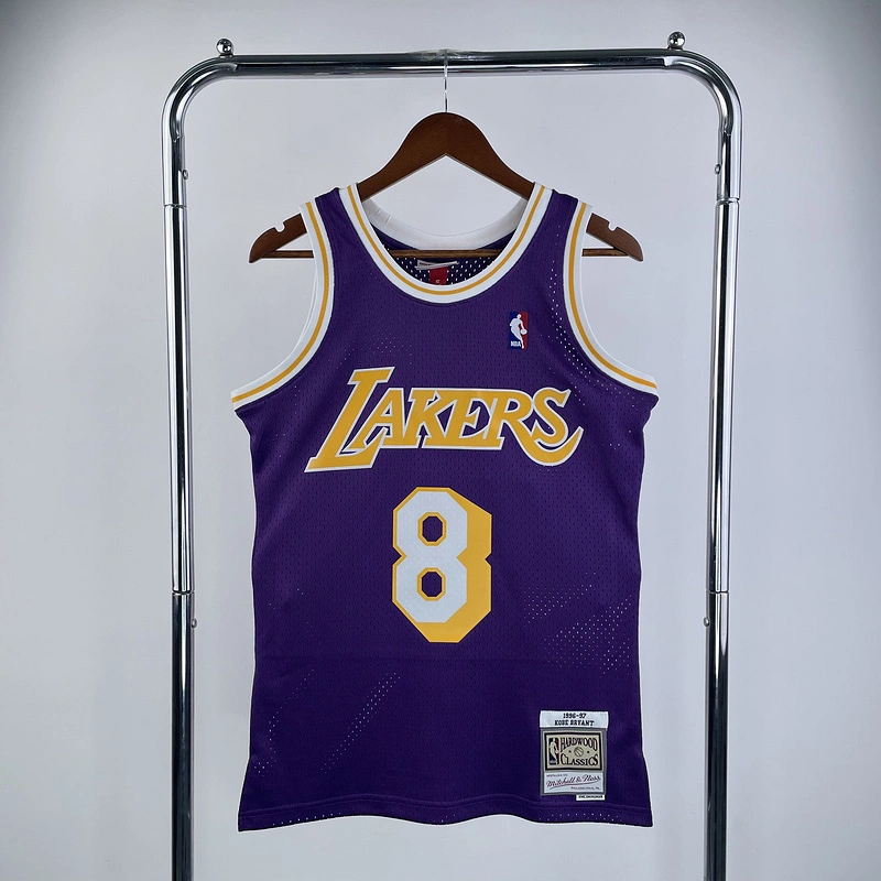 1996-97 NBA Lakers  8 BRYANT Basketball Jersey