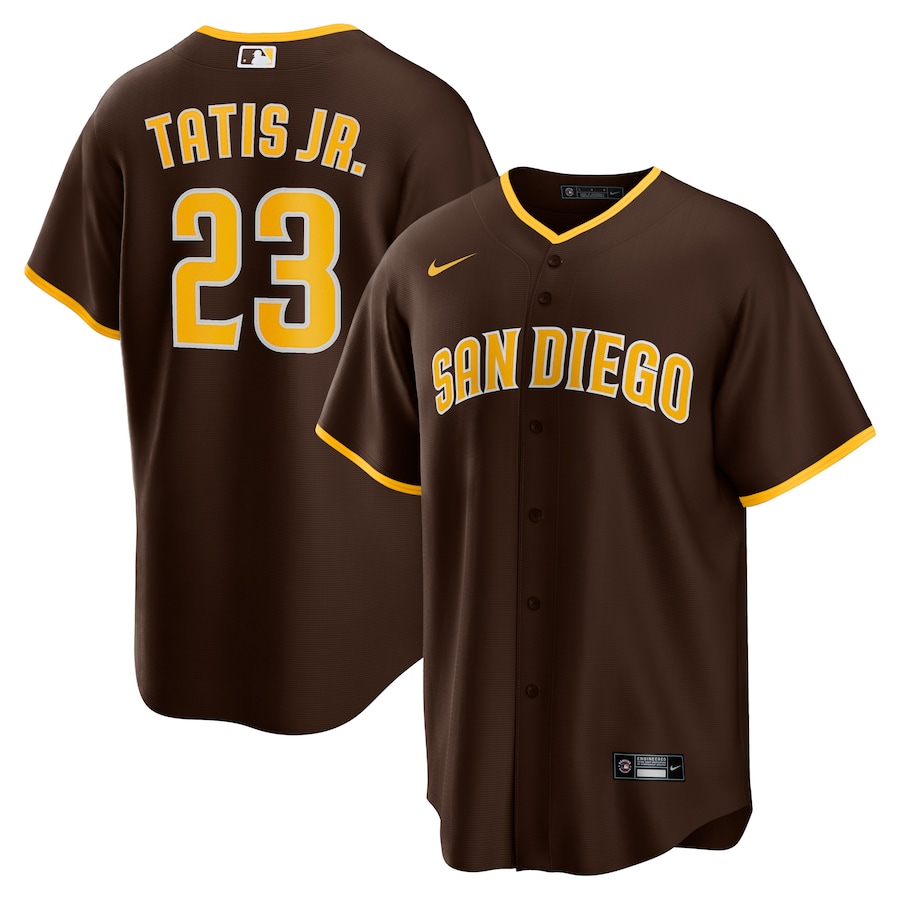 Fernando Tatis Jr. San Diego Padres Alternate Player Jersey Brown