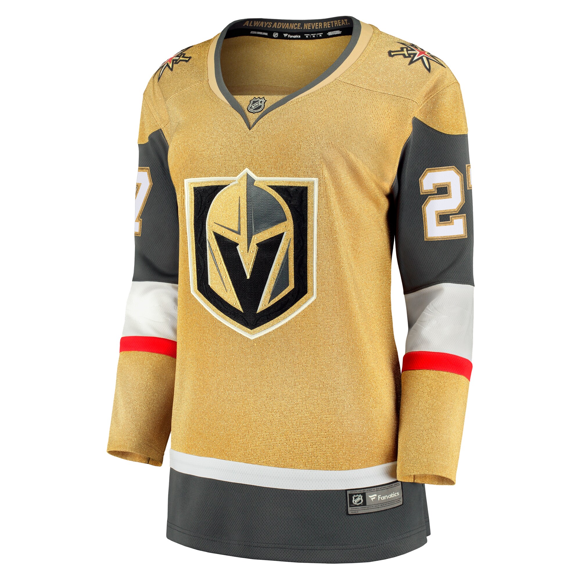 Shea Theodore Vegas Golden Knights Women’s Fanatics Home Breakaway Jersey – Gold