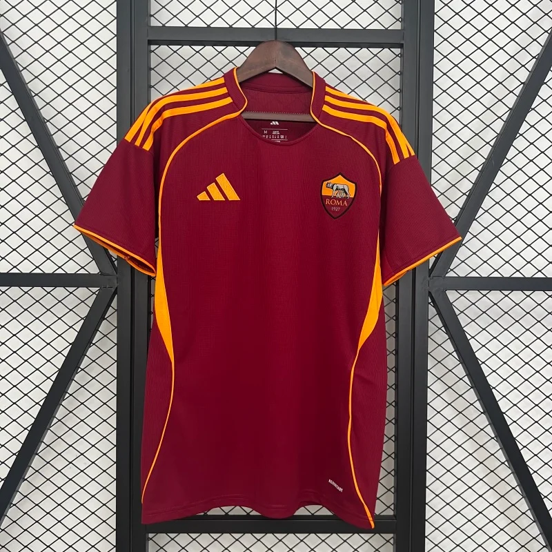 2025/2026 Serie A AS Roma Team Home Football Jersey