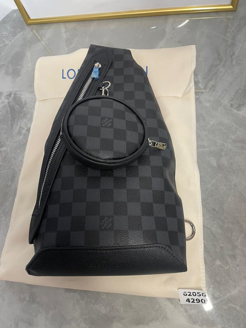 Louis Vuitton Duo Sling Bag Caro 42cm Black