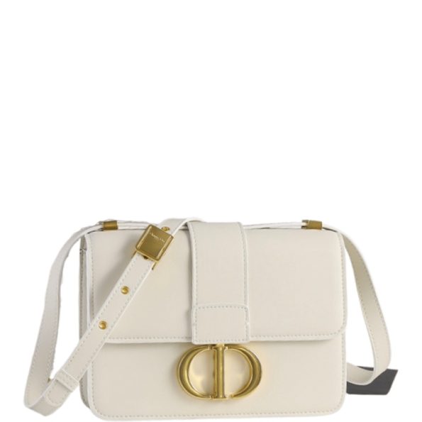 DIOR 30 MONTAIGNE BAG WHITE 24CM