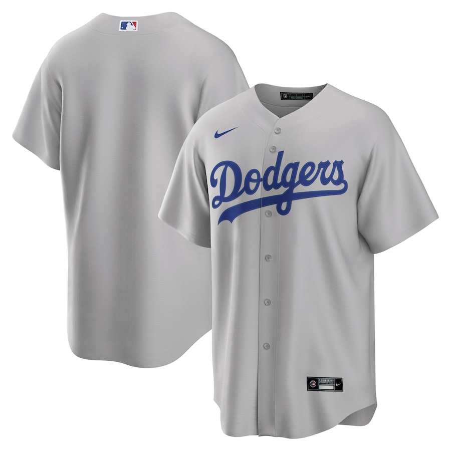 Los Angeles Dodgers Alternate Team Jersey Gray