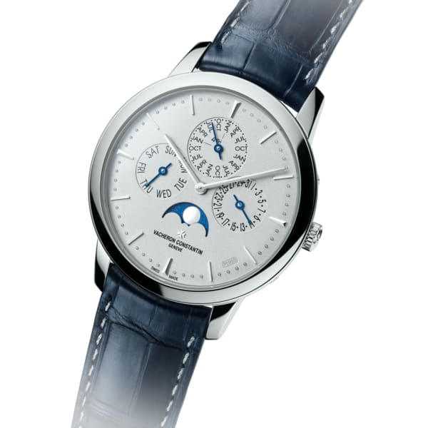 【SUPER CLONE】12A Vacheron Constantin Patrimony Perpetual Calendar Ultra-Thin - Collection Excellence Platine Ref. # 43175/000P-B190